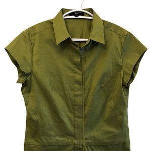 Boss Hugo Boss Silk Short Sleeve Blouse EUC